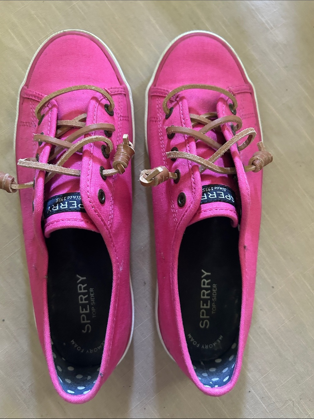 PINK Sperry boat shoes💓💓💓💓💓